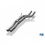 Tube de suppression de silencieux intermédiaire inox pour AUDI S8 TYPE D2