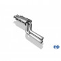 Silencieux arrière inox 2x76mm type 17 pour AUDI S8 TYPE D2