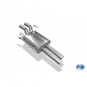 Silencieux intermédiaire inox pour AUDI A8 TYPE D2