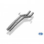 Silent rear duplex stainless steel 1x160x80mm type 53 for VOLKSWAGEN T5/T6 4-MOTION