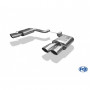 Silent rear duplex stainless steel 1x160x80mm type 53 for VOLKSWAGEN T5/T6 4-MOTION