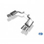 Silent rear duplex stainless steel 1x160x80mm type 53 for VOLKSWAGEN T5/T6 4-MOTION