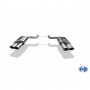 Silent rear duplex stainless steel 1x160x80mm type 53 for VOLKSWAGEN T5/T6 4-MOTION