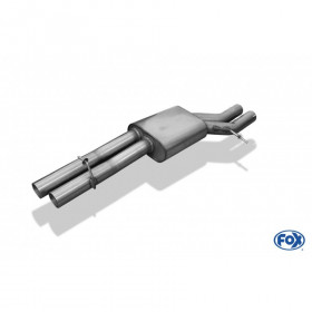 Silencieux avant inox pour AUDI A8 TYPE 4H