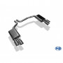 Silencieux arrière duplex inox 2x100mm type 16 pour AUDI S8 TYPE 4H