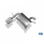 Silent rear duplex stainless steel 1x160x80mm type 53 for VOLKSWAGEN T5/T6 4-MOTION
