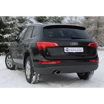 Silencieux arrière inox 1x140x90mm type 32 pour AUDI Q5 QUATTRO TYPE 8R