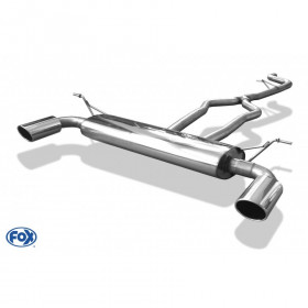 Silencieux arrière duplex inox 1x126x106mm type 32 pour AUDI Q7