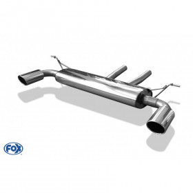 Silencieux arrière duplex inox 1x126x106mm type 32 pour AUDI Q7