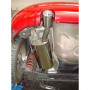 Silencieux arrière inox 1x100mm type 17 pour AUDI TT TYPE 8N
