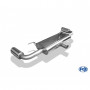 Silencieux arrière duplex inox 1x100mm type 17 pour AUDI TT TYPE 8J