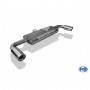 Silencieux arrière duplex inox 1x100mm type 17 pour AUDI TT TYPE 8J (version S-Line)