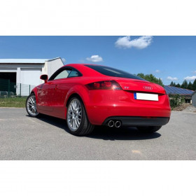 Silencieux arrière inox 2x90mm type 17 pour AUDI TT TYPE 8J