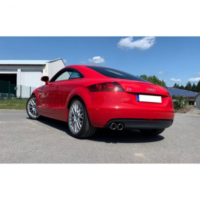 Silencieux arrière inox 2x90mm type 17 pour AUDI TT TYPE 8J