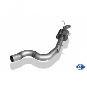 Silencieux avant inox pour AUDI TT QUATTRO TYPE 8S/FV3