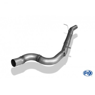 Silent rear duplex stainless steel 1x160x80mm type 53 for VOLKSWAGEN T5/T6 4-MOTION