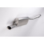 Silencieux arrière duplex inox 1x135x80mm type 53 pour VOLSWAGEN BEETLE TYPE 1C/9C/1Y