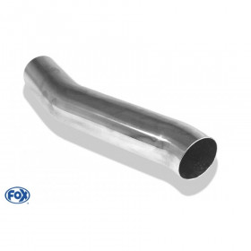 Silent stainless steel rear 1x135x80mm type 53 for OPEL VECTRA A (COFFRE)