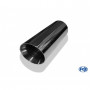 Embout d'échappement inox type 25 / Ø90mm / long 300mm