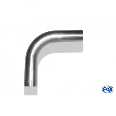 Tube universel en inox coudé à 90° / diamètre Ø76mm