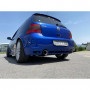 Silencieux arrière duplex inox 1x100mm type 24 pour VOLKSWAGEN GOLF R32 MK4