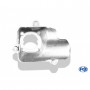 Silent stainless steel rear 1x135x80mm type 53 for OPEL VECTRA A (COFFRE)