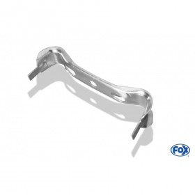 Silent stainless steel rear 1x135x80mm type 53 for OPEL VECTRA A (COFFRE)