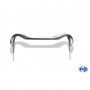 Silent stainless steel rear 1x135x80mm type 53 for OPEL VECTRA A (COFFRE)