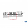 Silent stainless steel rear 1x135x80mm type 53 for OPEL VECTRA A (COFFRE)