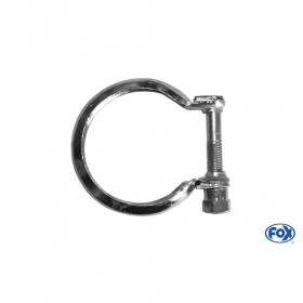 Collier pince inox / Ø62/77mm