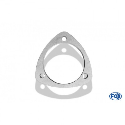 Silent stainless steel rear 1x135x80mm type 53 for OPEL VECTRA A (COFFRE)