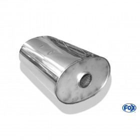Silent stainless steel rear 1x135x80mm type 53 for OPEL VECTRA A (COFFRE)