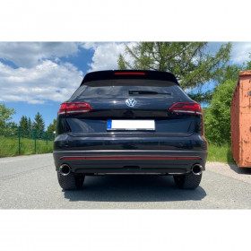 Silencieux arrière duplex inox 1x114mm type 25 pour VOLKSWAGEN TOUAREG TYPE CR7