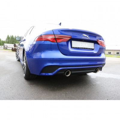 Silencieux arrière duplex inox 1x100mm type 25  pour JAGUAR XE