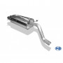 2x86x54mm stainless steel silent for FORD FIESTA MK7