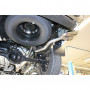 Silent stainless steel rear 2x115x85mm type 28 (sidepipe) for FORD RANGER MK6 DOUBLE CABINE / WILDTRAK