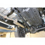 Silent stainless steel rear 2x115x85mm type 28 (sidepipe) for FORD RANGER MK6 DOUBLE CABINE / WILDTRAK