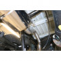 Silent stainless steel rear 2x115x85mm type 28 (sidepipe) for FORD RANGER MK6 DOUBLE CABINE / WILDTRAK