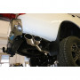 Silent stainless steel rear 2x115x85mm type 28 (sidepipe) for FORD RANGER MK6 DOUBLE CABINE / WILDTRAK