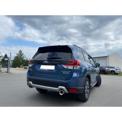 Silencieux arrière duplex inox 1x114mm type 13 pour SUBARU FORESTER 4WD TYPE SK