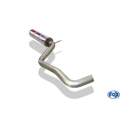 Silencieux avant inox pour VOLKSWAGEN GOLF MK7 Facelift (avec FAP)