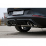 Complete catback with duplex rear silencer (with 2 electronic valves) stainless 2x100mm type 25 for CUPRA FORMENTOR 4x4