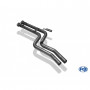 Stainless front silencer removal tube for BMW 530i TYPE E34