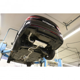 Silencieux arrière inox sur sortie d'origine pour SKODA OCTAVIA RS iV TYPE NX