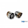 Kit embouts d'échappement inox 1x114mm type 25 Titan-look pour HYUNDAI I30 FASTBACK N PERFORMANCE