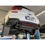 Kit embouts d'échappement inox 1x129x106mm type 32 pour HYUNDAI I30 FASTBACK N PERFORMANCE