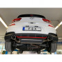 Kit embouts d'échappement inox 1x129x106mm type 32 pour HYUNDAI I30 FASTBACK N PERFORMANCE