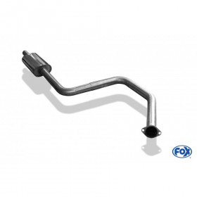 Silencieux avant inox pour HYUNDAI I30 KOMBI TYPE PDE/PD (version sans FAP)