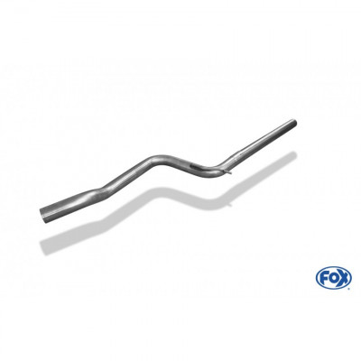 Silent rear duplex stainless steel with 1x114mm valves type 25 for HYUNDAI I30 FASTBACK N PERFORMANCE