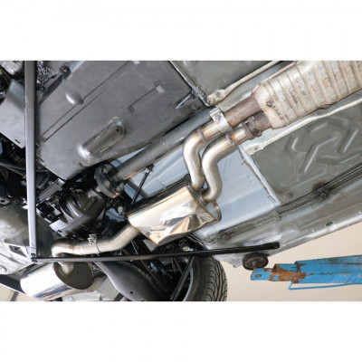 Silencieux avant inox pour MERCEDES CLASSE E CABRIOLET TYPE W124
